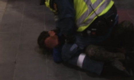 CCTV of boy 'assaulted' at Malmö train station