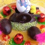 <b>Mona de Pascua.</b> Especially popular in Catalonia and Valencia, this cake is traditionally given to children as a gift. Cakes are topped with either boiled eggs, or chocolate ones, as well as colourful decorations.Photo: Photo: <a href="http://bit.ly/1CBUhEO">Alex Castellá</a>/Wikipedia Commons