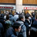 French diners go crazy for Burger King