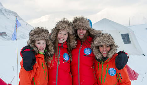 Four become youngest Norwegians to ski to Pole