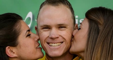 Froome's team wins Romandie time trial