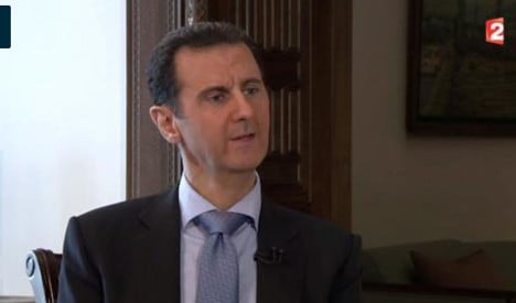 Assad blasts France for supporting 'terrorists'