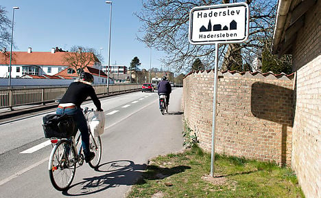 Danish town becomes German – on road signs