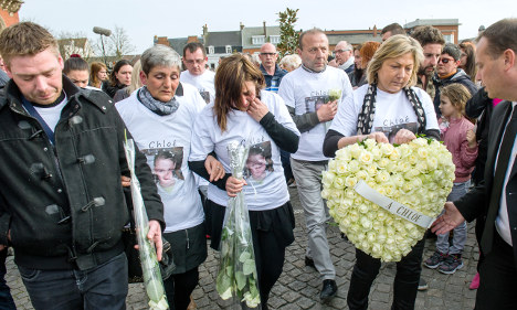 Mourners march for murdered French girl