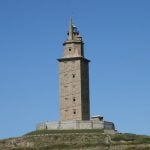 <b>Tower of Hercules, La Coruña</b>
A lighthouse and landmark has stood at the entrance of La Coruña harbour in north-western Spain since the late 1st century A.D. when the Romans built the Farum Brigantium. "It is the only lighthouse of Greco-Roman antiquity to have retained a measure of structural integrity and functional continuity."Photo: Bernt Rostad/Flickr
