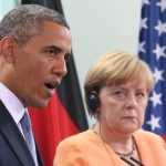 October 2013 – After establishing a healthy relationship with Barack Obama since he became president in 2008, US-German relations were thrown into doubt when documents leaked by Edward Snowden revealed that Merkel's phone had been tapped by the NSA.Photo: DPA