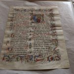 A 15th century illuminated manuscript.Photo: Ambasciata USA Italia