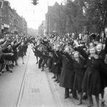 British soldiers who arrived on May 5th 1945 were driven triumphantly throughout Copenhagen. Photo: A. E. Andersen/Scanpix