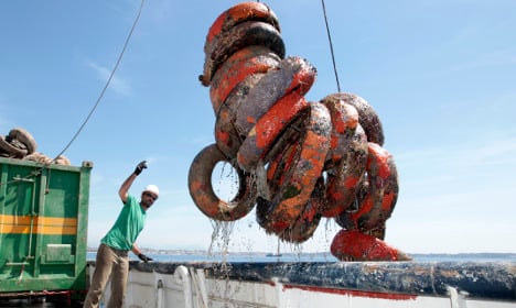 France pulls up sunken tyres from artificial reefs
