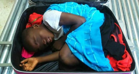 Border X-ray reveals boy, 8, smuggled in suitcase