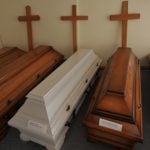 Corpse-filled coffins found in old supermarket