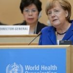 Merkel warns WHO meet of antibiotics dangers