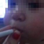 Fury over Instagram smoking baby photo