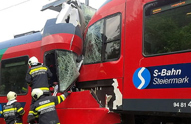 Train crash leaves one dead and eight injured