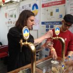 Students from the Technical University of Denmark invited guests to try their experimental gluten-free beer at the 2015 Copenhagen Beer Festival