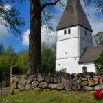 Ingrid Ylva, said to be a white witch, ordered the tower built at Bjälbo Church - and rumour has it she is still buried in its walls.Photo: Solveig Rundquist/The Local