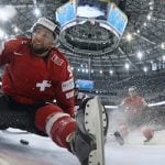 Latvia stuns Switzerland in World Cup hockey
