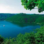 <b>Edersee.</b> Located in Hesse, the lake is not only a beautiful place to go for a swim, it also offers great nature trails and boat rides.Photo: DPA