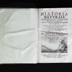 An antique book, Historia natural di Ferrante Imperato Napolitano.Photo: Ambasciata USA Italia