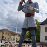The most peculiar thing about the little town of Skänninge is this statue in the main square, of a legendary German man called Ture Lång. Photo: Solveig Rundquist/The Local