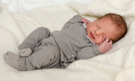 First snaps of Sweden's baby prince revealed
