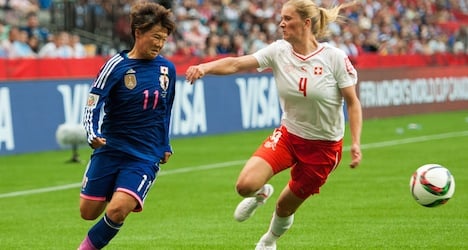Japan beats Switzerland in Women's World Cup