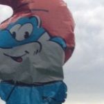 Police send helicopter to rescue Papa Smurf