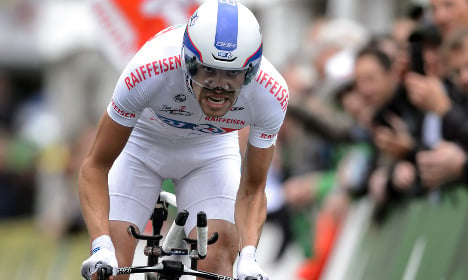 Frenchman Pinot stays in Tour de Suisse lead