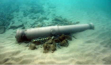 Seabed gives up Spanish Armada wreck cannons