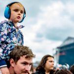 Copenhell is not only attended by the long-haired and the bearded. Plenty of children joined in on the festivities, including this little one. Photo: Philip B. Hansen/PhilpBH.com