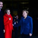 King Felipe has made several official foreign visits during his first year on the throne, among them to Germany, where he met with Chancellor Angela Merkel on December 1st in a very cold Berlin. Photo: John McDougall/AFP