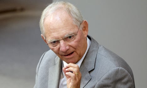 Voters back Schäuble's hard line on Greece