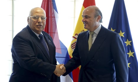 Top Cuban official pays visit to Spain