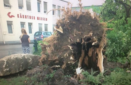 Freak storms cause damage in Carinthia