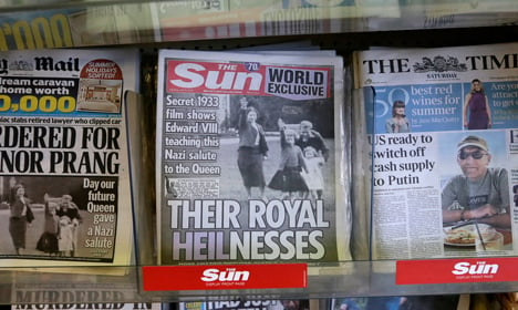 Buckingham Palace slams 'Nazi salute' pics