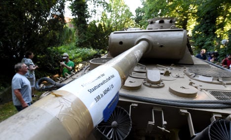 Police confiscate WW2 tank hidden in cellar