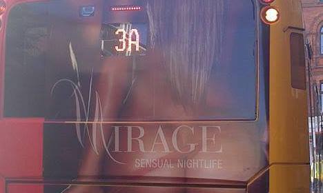 Nude ad removed from buses after public outcry
