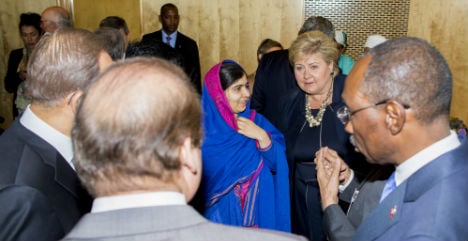 Sharif and Malala hold first meet in Oslo