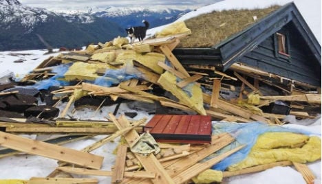 Avalanche smashes Norway farmhouse