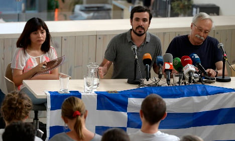 Leftist Spanish parties back 'No' Greek vote