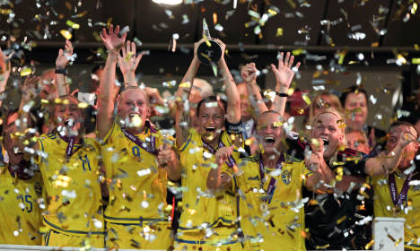 Sweden footballers claim another Euro triumph