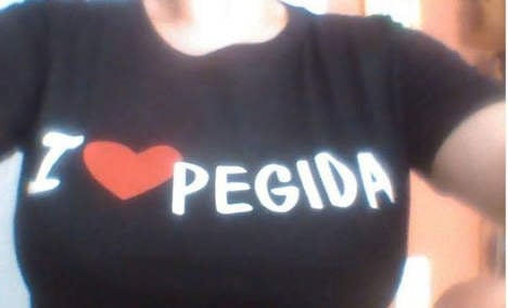 Pegida supporter riled by T-Shirt print snub