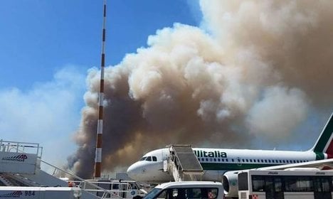 Flights resume at Rome airport after fire