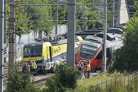 S-Bahn delays after train collision in Vienna