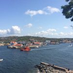 A lifeboat travelling past Marstrand on Sweden's west coast, snapped on July 18th.Photo: Maddy Savage/The Local