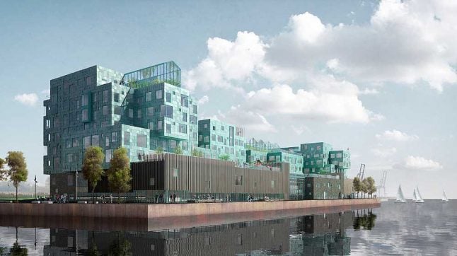 Copenhagen's new eco-school nears completion