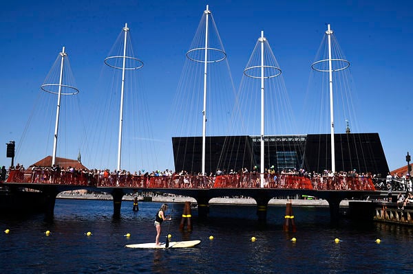 Copenhagen’s Circle Bridge opens to cyclists
