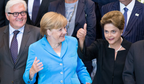 Merkel praises Brazil's drive to save rainforest