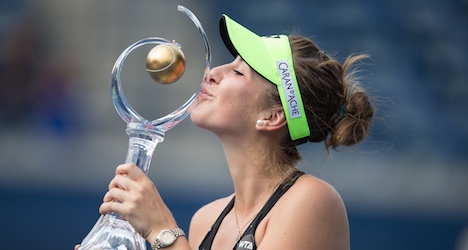 Swiss teen Bencic claims second title in Toronto