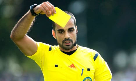 Swedish referee sends off own Facebook page